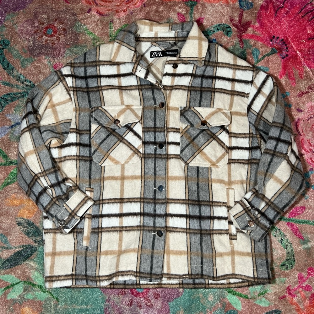 ZARA SHIRT JACKET SIZE M